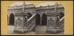 Central Park, stonework of the Terrace, New York.