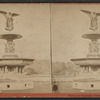 Statue on Fountain, Central Park, New York.