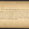 White Oak Cotton Mill School. Greensboro, N.C.
