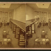 Interior of a library, possibly at Elyria.