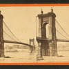 Suspension bridge, Cincinnati.