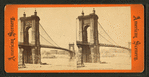 Suspension bridge, Cincinnati.