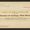 Steamer at landing -- Ohio river.