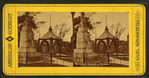 The Garfield Obsequies at Cleveland, catafalque, showing Perry Monument.