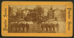 The Garfield Obsequies at Cleveland, artillery men advancing for the corpse.