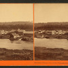 Panorama of Oregon City and the Willamette Falls.