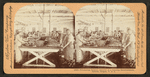 Butchering salmon, interior of a canning establishment, Astoria,  Oregon, U.S.A.