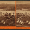 Panorama of Portland and the Willamette River, Oregon.