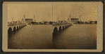 View of the Bridge of All Nations at the Lewis and Clark Centennial Exposition.