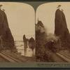 Picturesque grandeur of the great Columbia River, remarkable 'Pillars of Hercules' (W) Oregon.