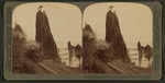 Picturesque grandeur of the great Columbia River, remarkable 'Pillars of Hercules' (W) Oregon.