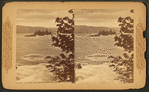 View of the Upper Cascades. Columbia River.