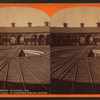P. R. R. shops’ Altoona, Pa. turn-table, in western round-house.