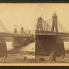 The beautiful Suspension Bridge across the Allegheny, at St. Clair St. Pittsburgh.