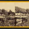 The Iron Bridge and ruins of Old Mill, near Spence Creek, Huntington Co.