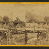 The Iron Bridge and ruins of Old Mill, near Spence Creek, Huntington Co.