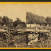 The Iron Bridge and ruins of Old Mill, near Spence Creek, Huntington Co.
