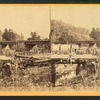 The Iron Bridge and ruins of Old Mill, near Spence Creek, Huntington Co.