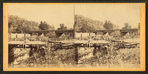 The Iron Bridge and ruins of Old Mill, near Spence Creek, Huntington Co.