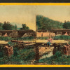 The Iron Bridge and ruins of Old Mill, near Spence Creek, Huntington Co.