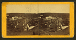 Gordon. [View of small town by railroad tracks.]