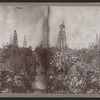 Oil derricks.