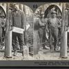 Filling shell with nitro-glycerine, preparatory to shooting the well, oil field in Penn'a., U.S.A.