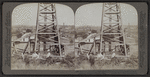 Source of the world's most gigantic fortune, pumping wells in the oil country, Pennsylvania.