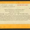 Battle of Wyoming monument.