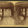 Mining coal three miles under ground, Pennsylvania, U.S.A.