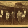 Mining coal three miles under ground, Pennsylvania, U.S.A.