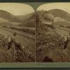 Famous Horseshoe Curve among Allegheny Mts. (2,571 ft. long, 1,200 ft. across ...).