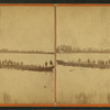 The old [illegible] ship Lawrence raised out of water.