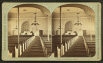 Interior Moravian Church, pulpit. [Bethlehem, Pa.]