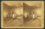 Native American students in a workshop at the United States Indian Industrial Training School.