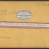Water Gap, (Pa.) Kittatinny Mountains.