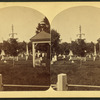 Easton Cemetery and natural cross on tree.