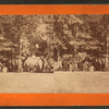 Convalescence at [Genl?] Hospital. [View of soldiers in front of the tents at Camp Letterman General Hospital.]