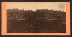 Little Round Top. Swamp and breastworks in foreground.