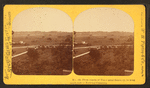 From cupola of Theological Seminary, looking southeast in National Cemetery.
