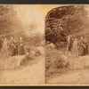 Devil's Den, Gettysburg, Pa., June 25, 1892. [Group posing at Devil's Den.]