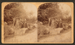 Devil's Den, Gettysburg, Pa., June 25, 1892. [Group posing at Devil's Den.]