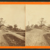 Houses along a carriage way, Girard, Pennsylvania.