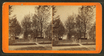 Church and gated churchyard, Girard, Pennsylvania.