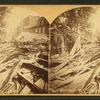 Main St., from Franklin St., wreckage 40 ft. high.