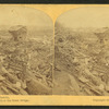 The Johnstown calamity. Wreck at the Stone Bridge.