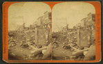The Johnstown calamity. Main Street after the flood.