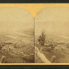 A bird’s-eye view of Johnstown from the hill-top south of the city.