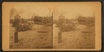 From the rear of the P. R. R. depot looking toward the Stone Bridge, where so many people were burned to death.