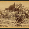 A scene up Stony Creek. A view of the Sandyville Cemetery.